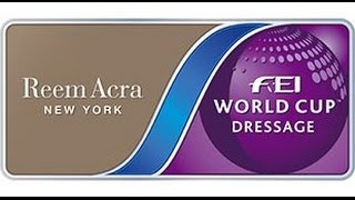 REPLAY  Reem Acra FEI World Cup™ Dressage 201415  Neumünster Grand Prix [upl. by Noeruat]