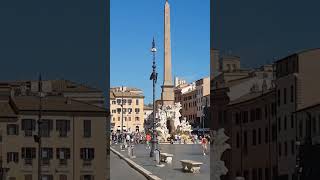 Piazza Navona Rome 🇮🇹 [upl. by Wrand]