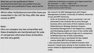 ADMISSIONS CREDIBILITY INTERVIEW BPP UNIVERSITY UK QUESTIONS ANSWERS WITH TIPS TO PASS INTERVIEW [upl. by Nolyaw]