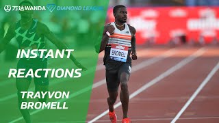 Trayvon Bromell wins his first Diamond League 100m  Gateshead 2021  Wanda Diamond League [upl. by Freemon]