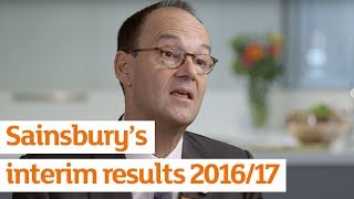 J Sainsbury Interim Results 201617  Sainsburys [upl. by Ranilopa]