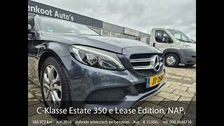 Mercedes Cklasse Estate 350 e Lease Edition NAP Navi LED [upl. by Finzer]