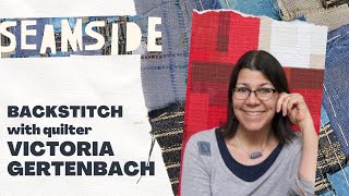 BACKSTITCH with textileartist Victoria Gertenbach [upl. by Poul976]