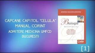 Detalii CELULA  ADMITERE MEDICINA CORINT 1 [upl. by Golub]