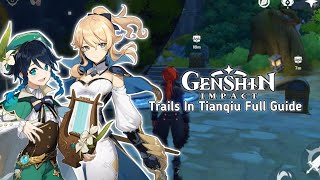 Genshin Impact  Trails In Tianqiu Full Guide Puzzle [upl. by Feilak]