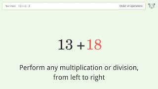 Master Order of Operations Solve 1363 Step by Step [upl. by Ijneb]