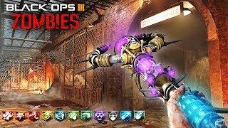 MOB OF THE DEAD REMASTERED ORIGINS STAFFS amp ESCAPE ENDING Black Ops 3 Zombies [upl. by Divd]