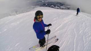 Telemark and downhill pleasure skiing in Stranda Norway [upl. by Knowle]