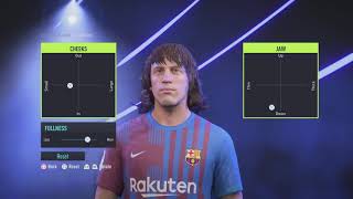 FIFA 22  How to create Carles Puyol  Pro ClubsCreate a player PS5 [upl. by Erdnoed536]