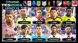 PES 2024 LEGACY V2  Option File PES 2021 actualizado al 20232024  Contenido [upl. by Kinnard]