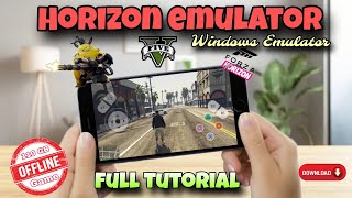 NEW Mind Blowing Trick to RUN PC Software and PC Games in LOWEND Mobile   Horizon Emulator [upl. by Stambaugh]