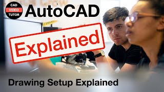 AutoCAD Explained  Saving a Drawing [upl. by Asillam]