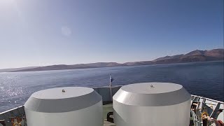 Ardrossan to Brodick in 4 Minutes Time Lapse [upl. by Neibaf662]