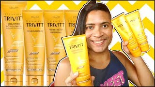 RESENHA  HIDRATAÇÃO INTENSIVA TRIVITT  KIT MANUTENÇÃO ITALLIAN HAIRTECH [upl. by Favrot]