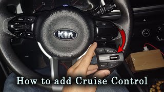 KIA comment ajouté loption Cruise Contrôle [upl. by Bromley372]