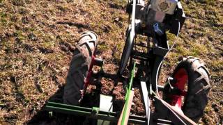 Planet Jr bp1 walk behind seeding onions 2 rows [upl. by Deland36]