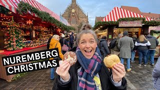 Nuremberg Christmas Market 2022  Food Tour [upl. by Berhley]