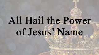 All Hail the Power of Jesus Name Chris Tomlin Hymn with Lyrics Contemporary [upl. by Leile]