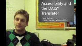 Open XML Accessibility and the DAISY Translator 12 [upl. by Shutz]