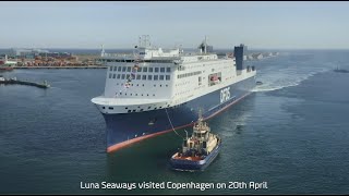 Luna Seaways visiting Copenhagen [upl. by Yrem391]