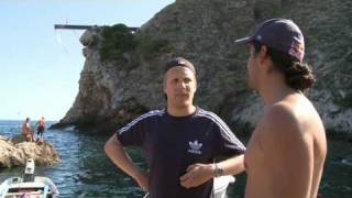 Red Bull Cliff Diving 2009 Croatia  Oliver Pocher [upl. by Nnyl]