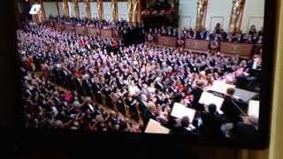 Musikverein  Golden Hall  New Years Concert 2014 [upl. by Belamy11]