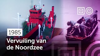 📽️ De Noordzee vervuild 1985 [upl. by Ecnadnak769]