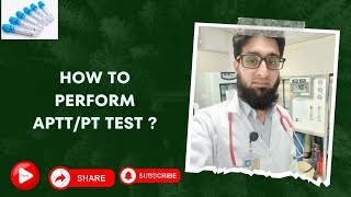 how to perform APTT test APTTActivated partial thromboplastin time [upl. by Kappel939]