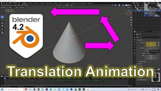 Blender 42 How to make Translation Animation  Tutorial 2024 [upl. by Norre]