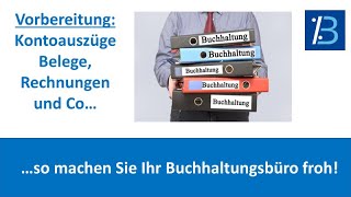 So bereiten Sie die Belege für Ihr Buchhaltungsbüro vor [upl. by Lrig]