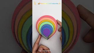 🌈 Rainbow Kinetic Sand Cutting ASMR SHAPES Satisfying Video shortsfeed shortsviral [upl. by Adnowal]