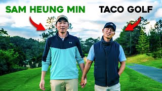 Can Taco Golf BREAK 60 with Sam Heung Min [upl. by Anitroc]