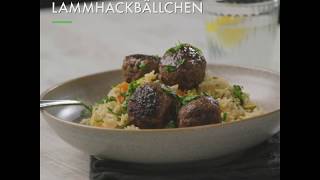 Rezept Orientalische Lammhackbällchen [upl. by Nednil452]