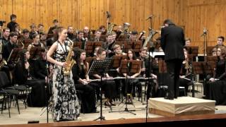 Clare Grundman “Concertante” soloist Anastasia Fedorenko [upl. by Sacci881]