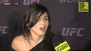 UFC 193 Claudia Gadelha on why shes ripped and Paige VanZant isnt [upl. by Annol]