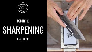 How To Sharpen a Kitchen Knife  Beginners Guide to Knife Sharpening [upl. by Ym]