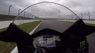 When you think you are fastand then Valentino Rossi pass you like a boss WET and COLD track [upl. by Newnorb]