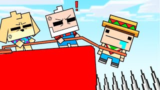 Este juego arruino nuestra amistad 😂🟥 SILVIOGAMER en PICO PARK 2 [upl. by Ayenat]