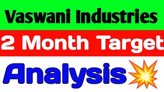 Vaswani Industries share news 💥vaswani industries share🪀vaswani industries share latest news [upl. by Rosati]