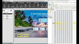 22 ModBus RS485 DWIN Master AI amp AO  INPUT amp HOLDING REGISTERS Commands 0x04 0x030x060x10 [upl. by Sivrad]