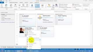 Outlook  Kontakte über Skype anrufen [upl. by Sane]