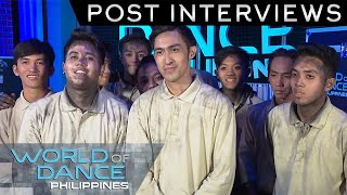 World Of Dance Philippines The Exporters  PostInterview [upl. by Lavona]