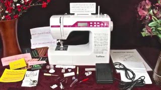 Tuffsew Platinum Plus Features 200 Stitch Sewing Machine [upl. by Madelene]