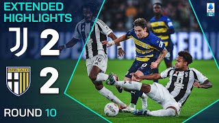 JUVENTUSPARMA 22  EXTENDED HIGHLIGHTS  SERIE A 202425 [upl. by Hedda]