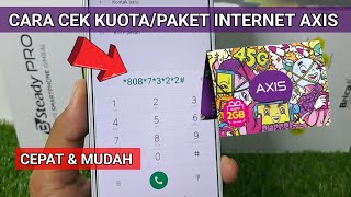 Cara Cek Kuota Axis  Cara Cek Paket Axis Terbaru 2024 [upl. by Aicnilav]