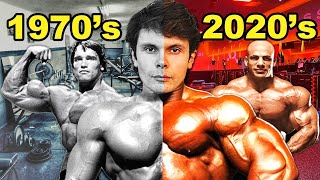 GIMNASIOS en los 70s VS 2024  Compilación TikToks fitness virales [upl. by Ttej]