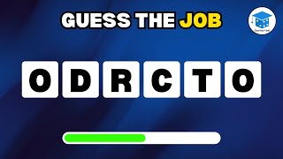 Jobs And Occupations Game  Unscramble Words [upl. by Ikim]