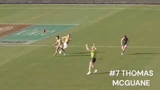 Thomas McGuane Highlights v Tasmania Devils Coates Talent League Round 15 [upl. by Attehcnoc]