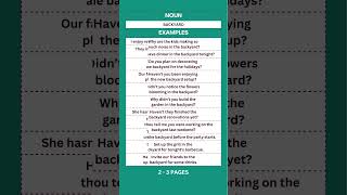 Advanced English Practice Mastering Sentences with Noun Backyard  English Noun Practice [upl. by Nahsor]