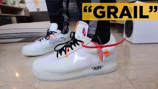 OFFWHITE AIR FORCE 1 ONFEET REVIEW GIVING AWAY A SMARTPHONE [upl. by Yrogreg]